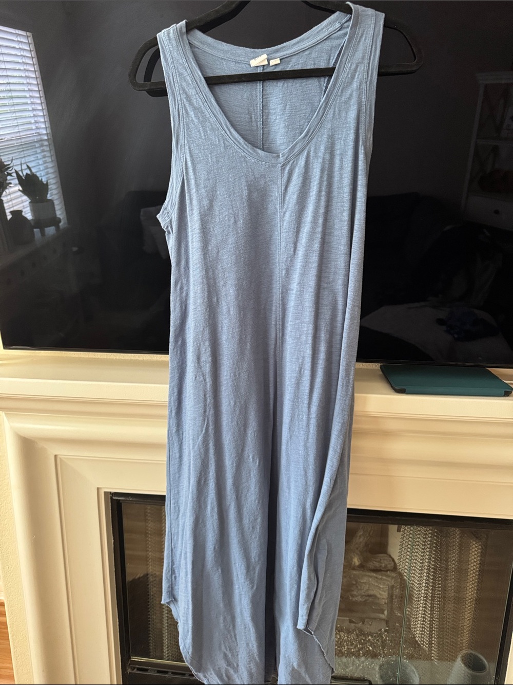 GAP Light Blue Sleeveless Maxi Dress